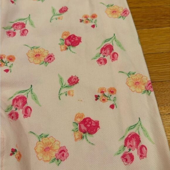 The Children’s Place vintage pink floral sleeveless jumpsuit - Picture 8 of 9